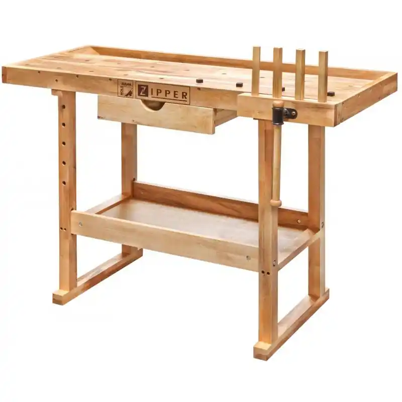 Günstig Holzmann Hobelbank inkl. Schublade Spannbacken (150kg/1260x620mm) WB126