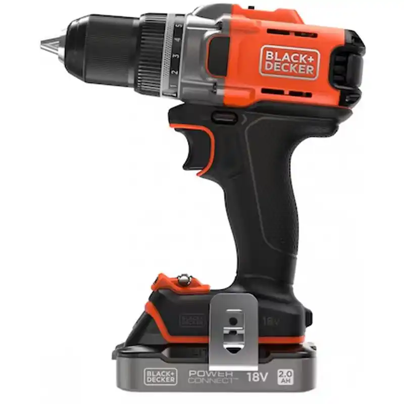 Black Decker BCD382D1XC-QW Akku-Bohrschrauber (45Nm/18V/1x2,0Ah) Nur Für Kurze Zeit