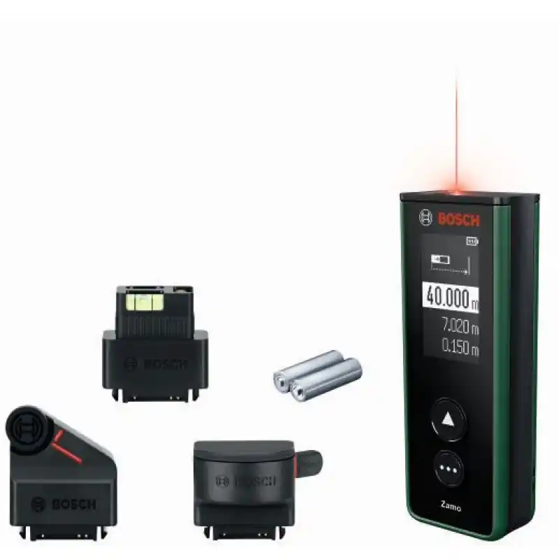 BOSCH Zamo IV Set UNI Digitaler Laser-Entfernungsmesser 0603672H01 Neue Kollektion