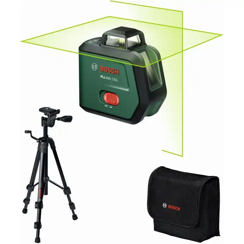 BOSCH PLL360-15G UNI Kreuzlinien-Laser + Stativ 0603663K01 Aktuell
