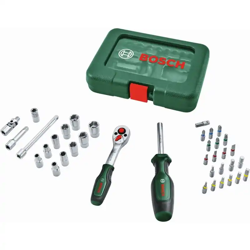 BOSCH 37-teiliges Ratschen-Set 1/4” 1600A039J6 Sofort Bestellen