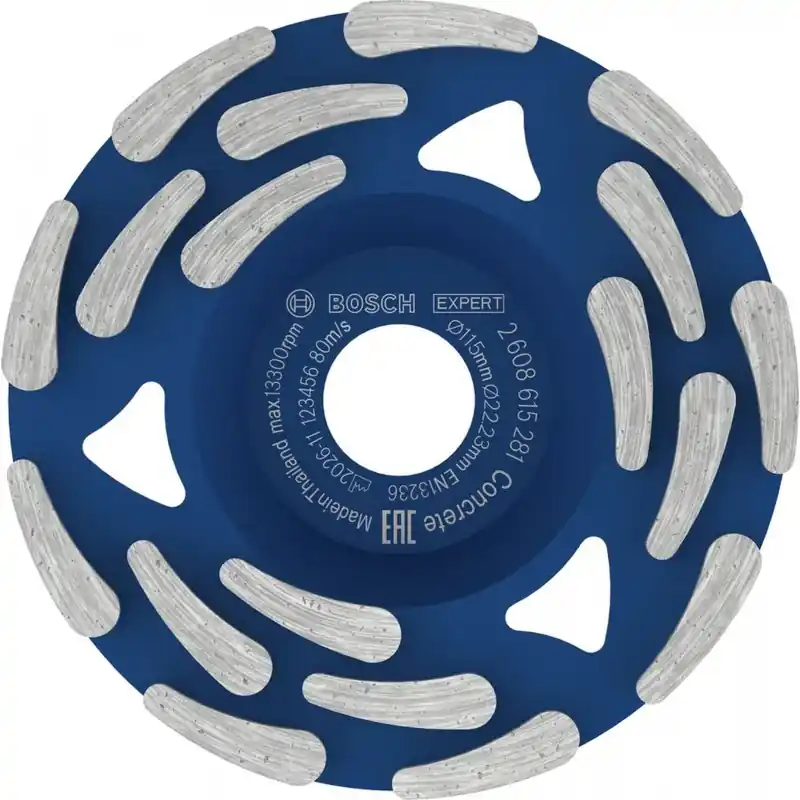 Geprüft BOSCH EXPERT Concrete Diamanttopfscheibe 115 × 22,23 × 5 mm 2608615281