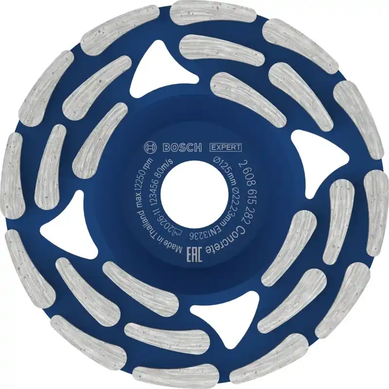 Geprüft BOSCH EXPERT Concrete Diamanttopfscheibe 125 × 22,23 × 5 mm 2608615282