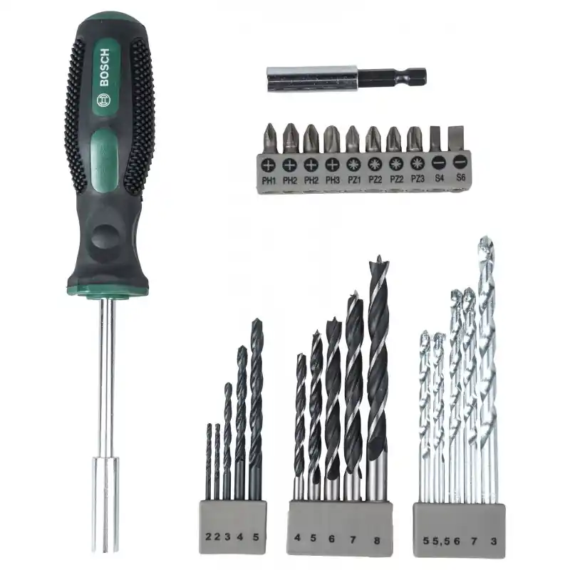 Abverkauf BOSCH Bohrer- und Schrauberbit-Set, 27-teilig 2607017201