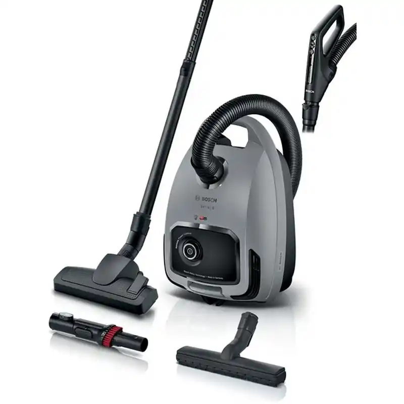 Bestpreis Bosch Serie 6 Beutelstaubsauger, Grau BGB6X330