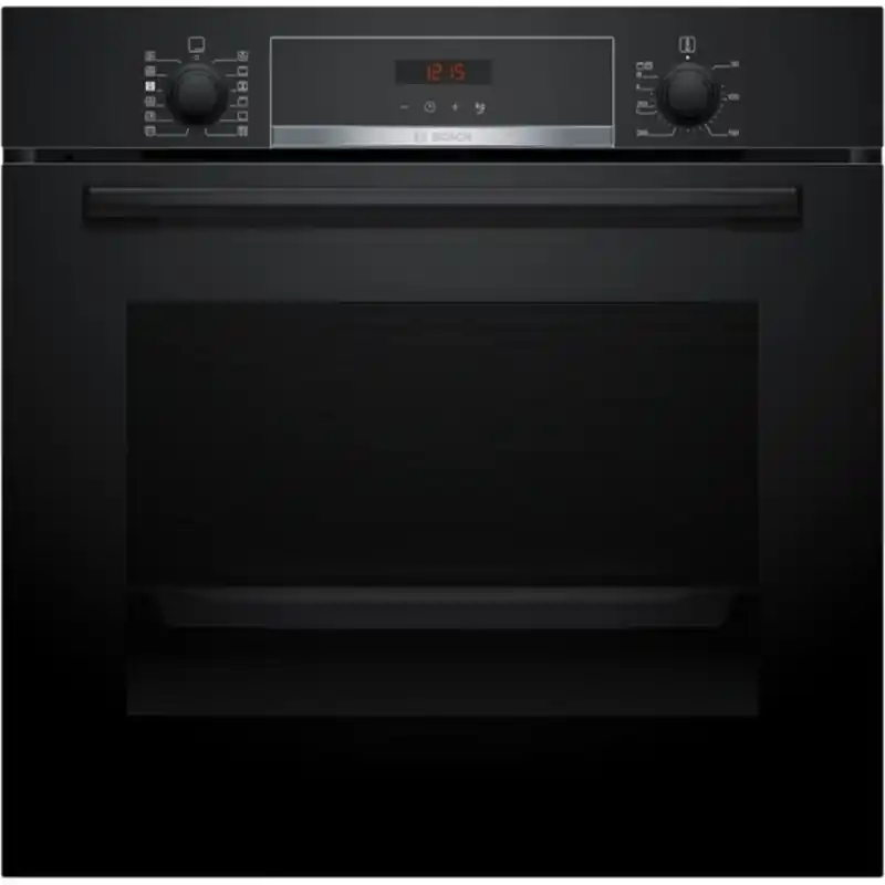Bosch Serie 4, Einbaubackofen mit Dampfunterstützung, 60 x 60 cm, Schwarz, HQA574BB3 Saisonangebot