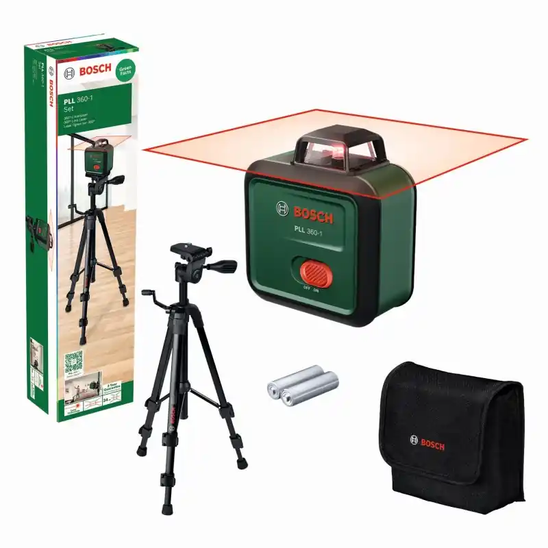 BOSCH PLL 360-1 Linienlaser, set 0603663LZ0, Markenprodukt
