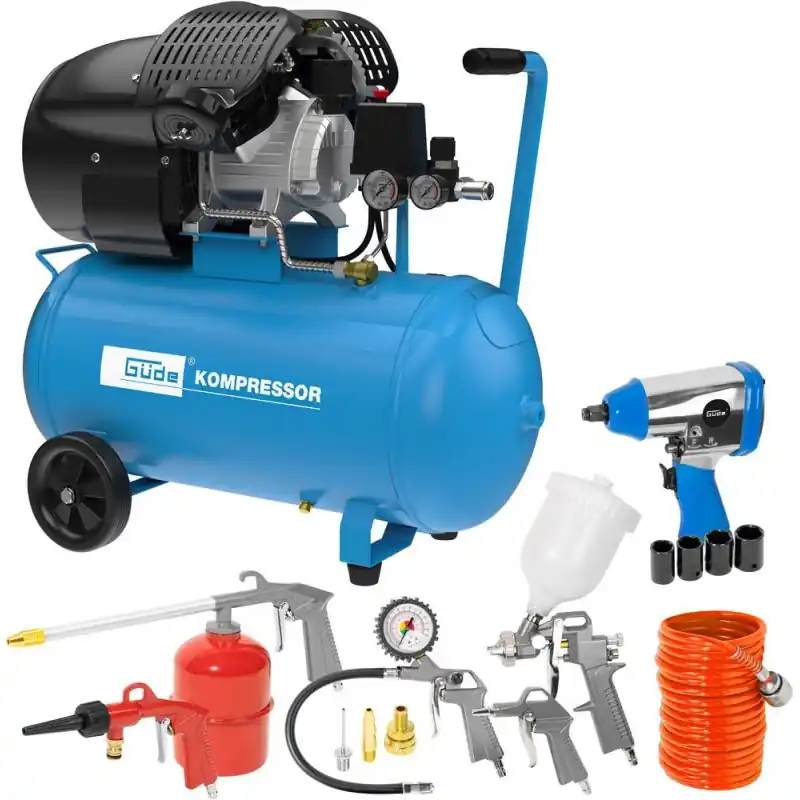 GÜDE 405/10/50 Kompressor-set, 15 TLG 71177 Neue Kollektion