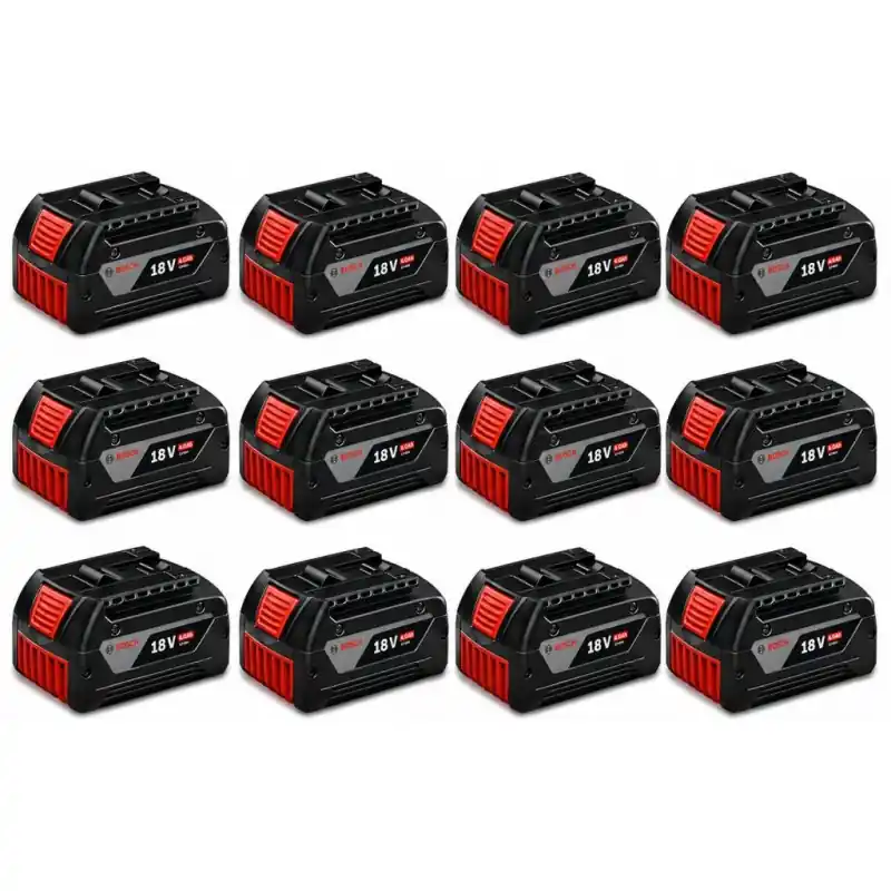 BOSCH GBA PROFESSIONAL 18 V Set mit 12 Akkus 4,0 Ah 0602494004 Neue Ware