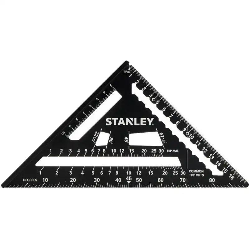 Heißes Angebot Stanley STHT46101-0 Anschlagwinkeldreieck aus Aluminium 180mm