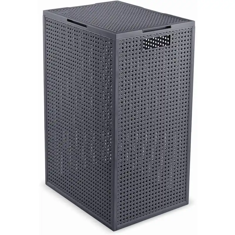 Günstig CURVER KAYA 60L Wäschekorb 38 × 29 × 58,5 cm, Blaugrau 17213761