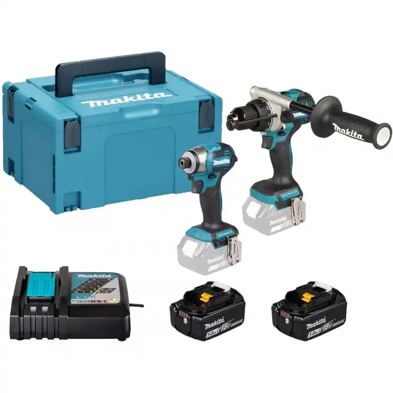 Bestpreis Makita DLX2549TJ Akku-Kombo-Kit DHP492+DTD173 Li-Ion LXT 18V/5,0Ah