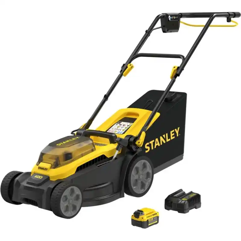 Mega-Angebot Stanley SCMWP3401M1-QW FatMax V20 Akku-Rasenmäher (34cm/18V/1x4,0Ah)