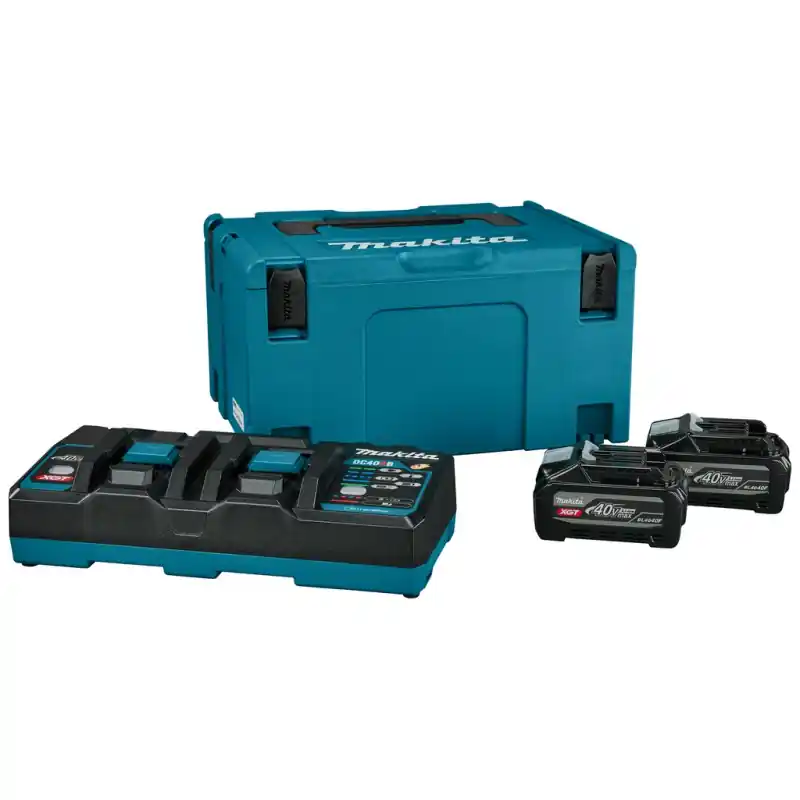 Abverkauf Makita 1911D8-0 Set Li-ion XGT 40V 2xBL4040F+DC40RB+Makpac
