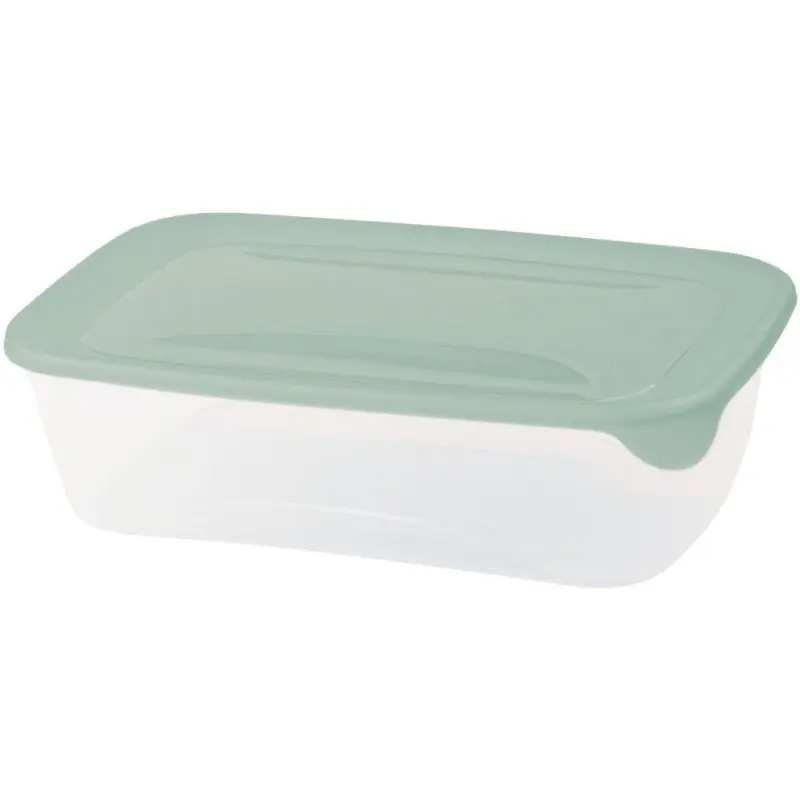 Markenprodukt CURVER FRESH GO 2L Frischhaltedose 25,6 x 16,7 x 7,2 cm, Grün/Transparent 00554-A87