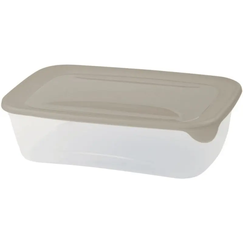 CURVER FRESH GO 2L Frischhaltedose 25,6 × 16,7 × 7,2 cm, Beige/Transparent 00555-W07 Neue Ware