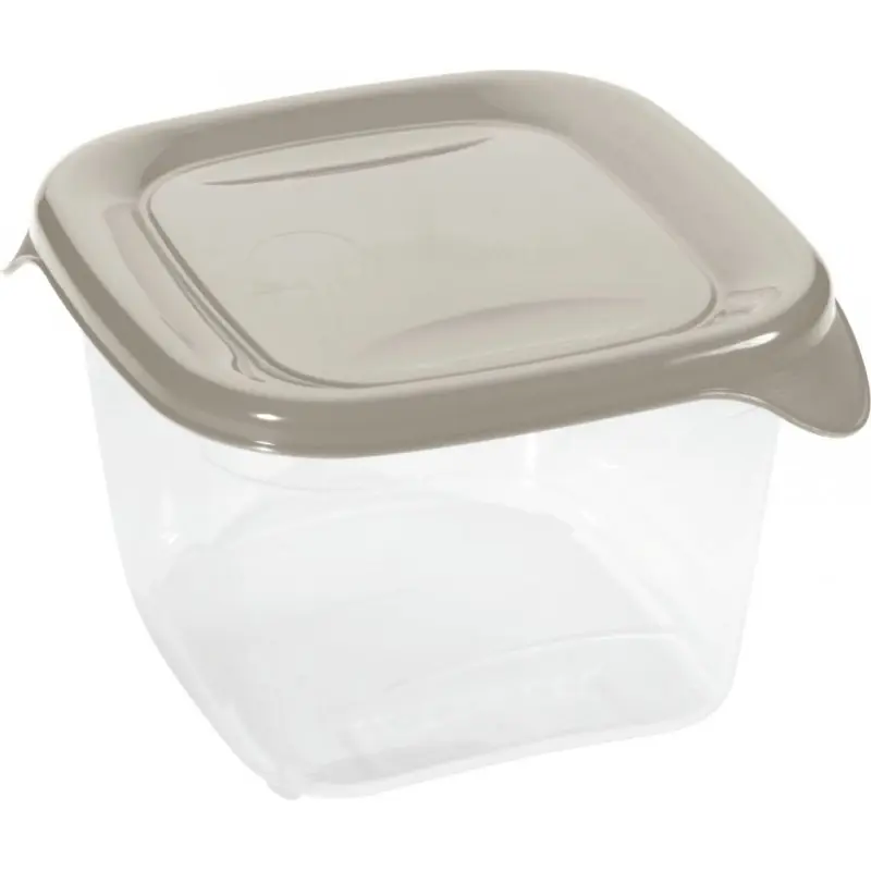 Garantierte Lieferung CURVER FRESH GO 0,45L Frischhaltedose 10,5 × 10,5 × 7 cm, Beige/Transparent 00558-W07