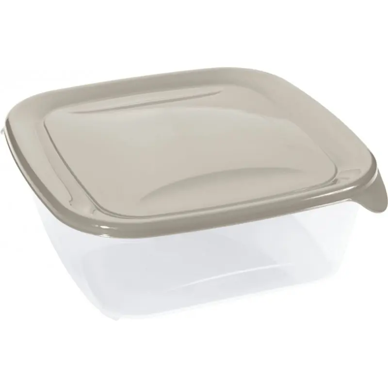 CURVER FRESH GO 1,7L Frischhaltedose 19,5 × 19,5 × 7 cm, Beige/Transparent 00561-W07 Direkt Vom Hersteller