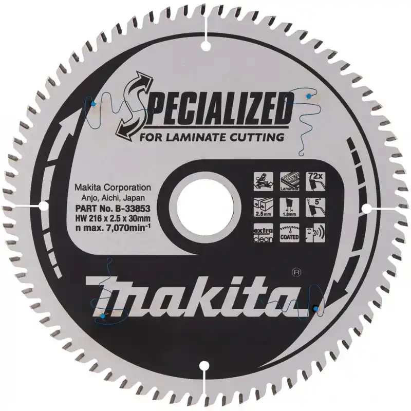 Neue Kollektion Makita SPECIALIZED Sägeb.216x30x72Z= old B-29474