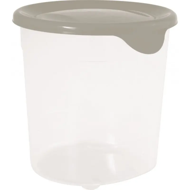 Preis Gesenkt CURVER FRESH GO 1L Frischhaltedose 12,5 × 12,5 × 12,5 cm, Beige/Transparent 00564-W07