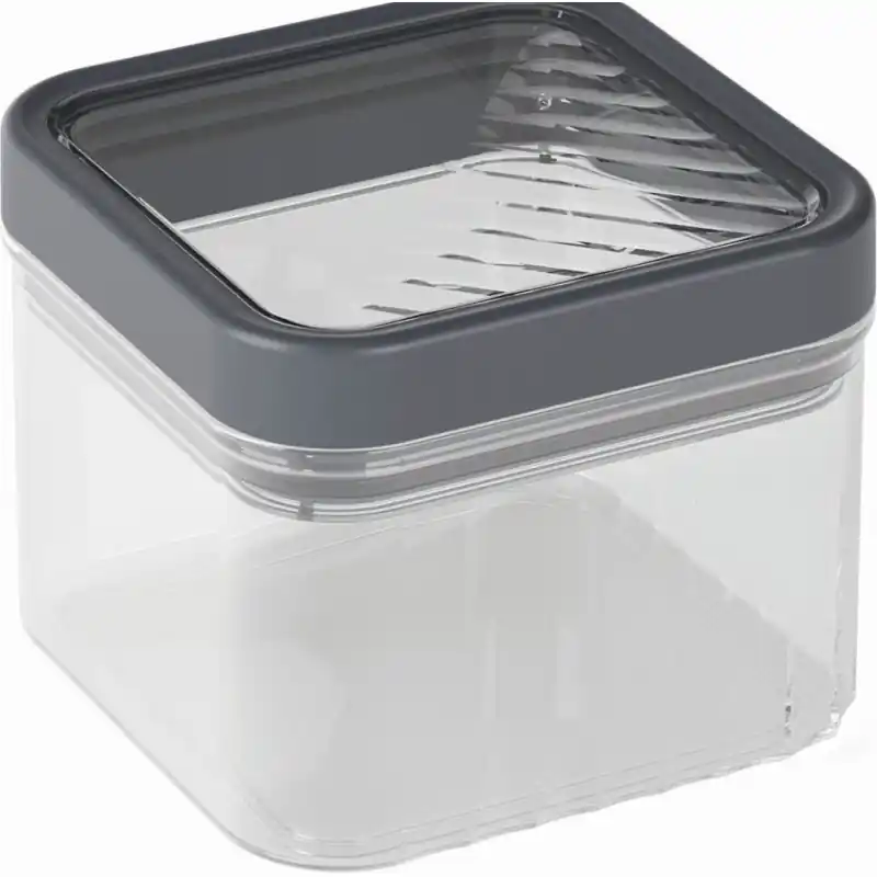 Bestseller CURVER KARA 0,5L Vorratsdose 10,7 × 10,7 × 7,9 cm, Dunkelgrau 03100-W54