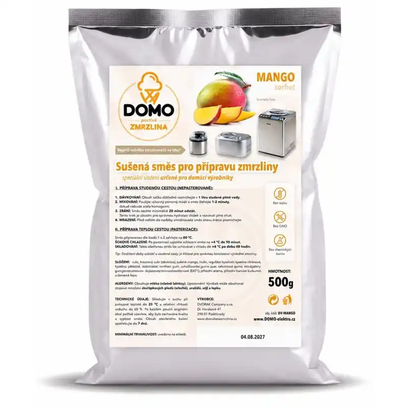 DOMO Eismischung mit Mangogeschmack - DV-MANGO Schneller Versand