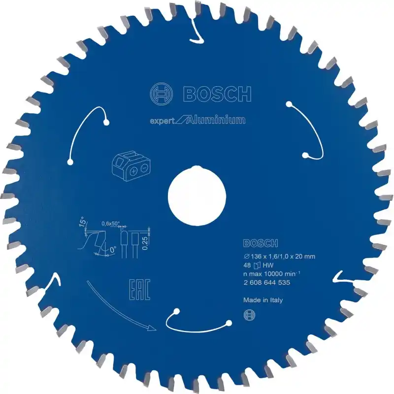 BOSCH Sägeblatt Expert for Aluminium 136×20×1,6/1×48T 2608644535 Angebot