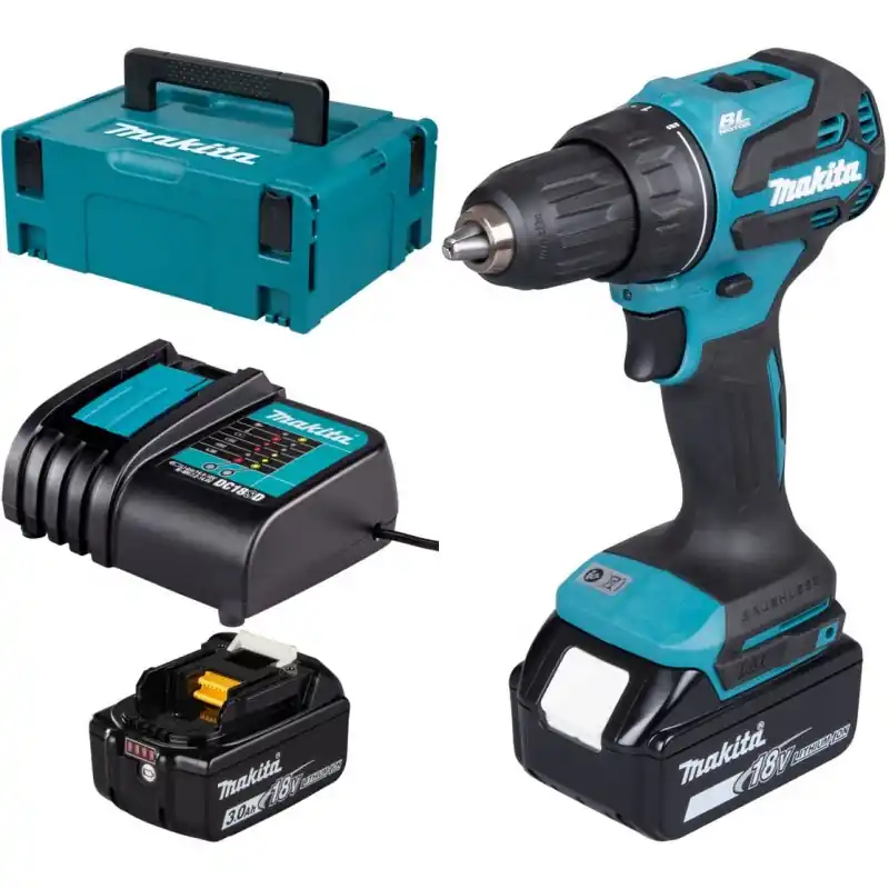 Makita DDF490SFJ Akku-Bohrschrauber Li-ion LXT 18V (2x 3,0Ah) Makpac Must-Have