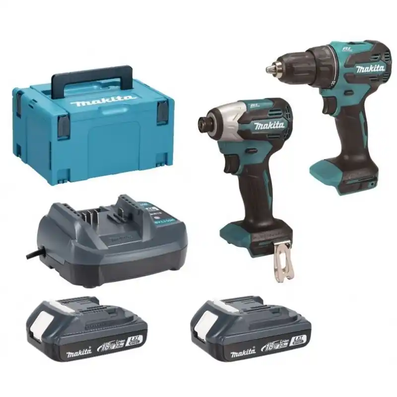 Bestseller Makita DLX2577V01 Akku-Set DDF490+DTD158 Li-Ion LXT (2×2,0 Ah/18V), Makpac