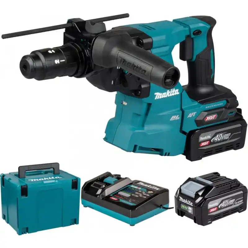 Begrenztes Angebot Makita HR012GU201 Akku-Kombihammer SDS-Plus AWS XGT (2×4,0 Ah/40V), Makpac