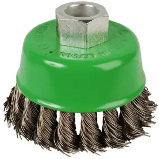 Topfbürste Ø 75 mm x M14 mit gezopftem Draht 0,5 mm 2608622060 Solange Der Vorrat Reicht