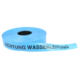Warn- und Trassenband "Achtung Wasserleitung" blau Günstig