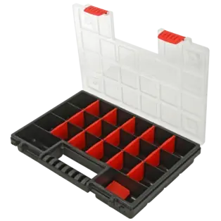 Sonderaktion Sortimentskasten 20 Fächer mit 51 x 54 mm