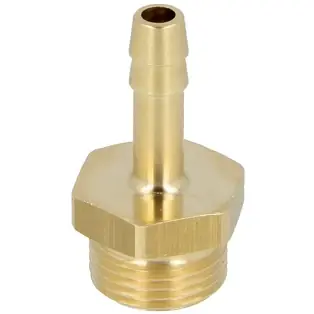 Messing-Schlauchtülle 3/8" AG x 6 mm Letzte Chance