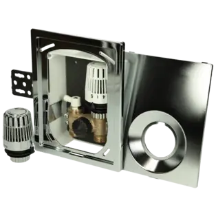 Bestseller Multibox K-RTL verchromt UP-Einzelraumregelung 9301-00.801