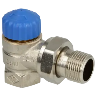 Geprüft Ventilunterteil Eck 3/4" geringer Widerstand 2241-03.000