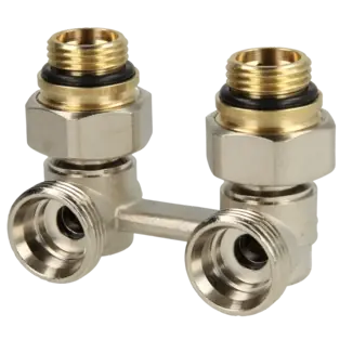Bestpreis Hahnblock Vekotrim 2-Rohr Eckform 1/2" IG 0565-50.000
