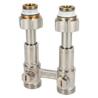 Zweirohr-Hahnblock DT/50 mit Ausgleichsteleskop F10080 Angebot