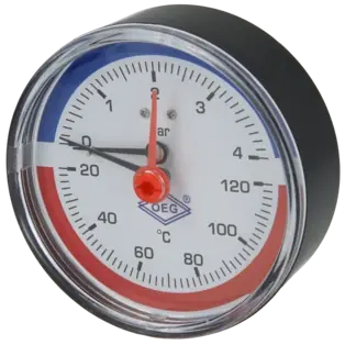 Thermo-Manometer axial 1/2" AG Sofort Bestellen