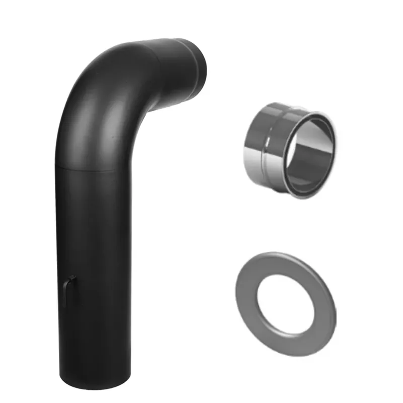 Neuheit Jeremias Vollformbogenrohr Set Ø 150 mm schwarz