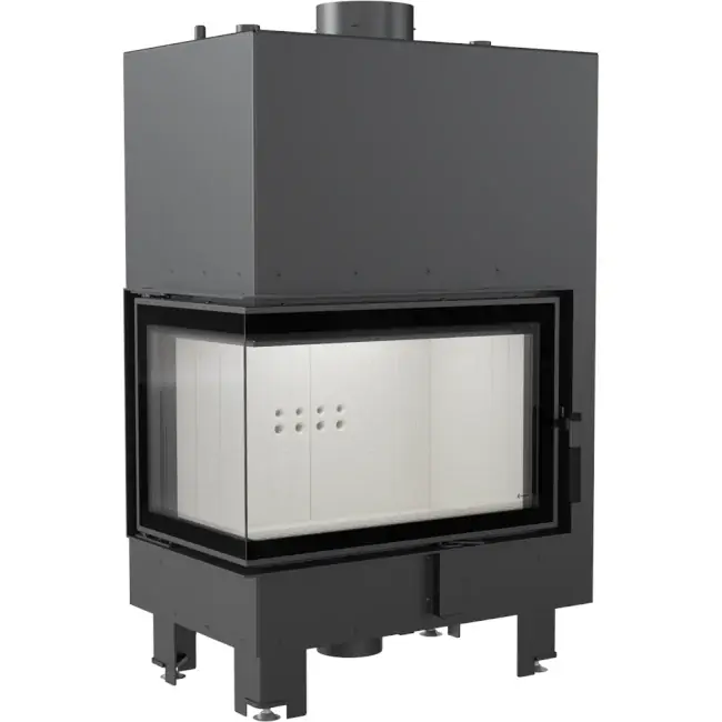 Kratki wasserführender Kamineinsatz MBM PW 10 12 kW Ecke links Aktuell