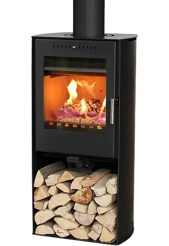 Aduro Kaminofen Aduro 19 mit Holzlagerfach 5 kW Kracherpreis