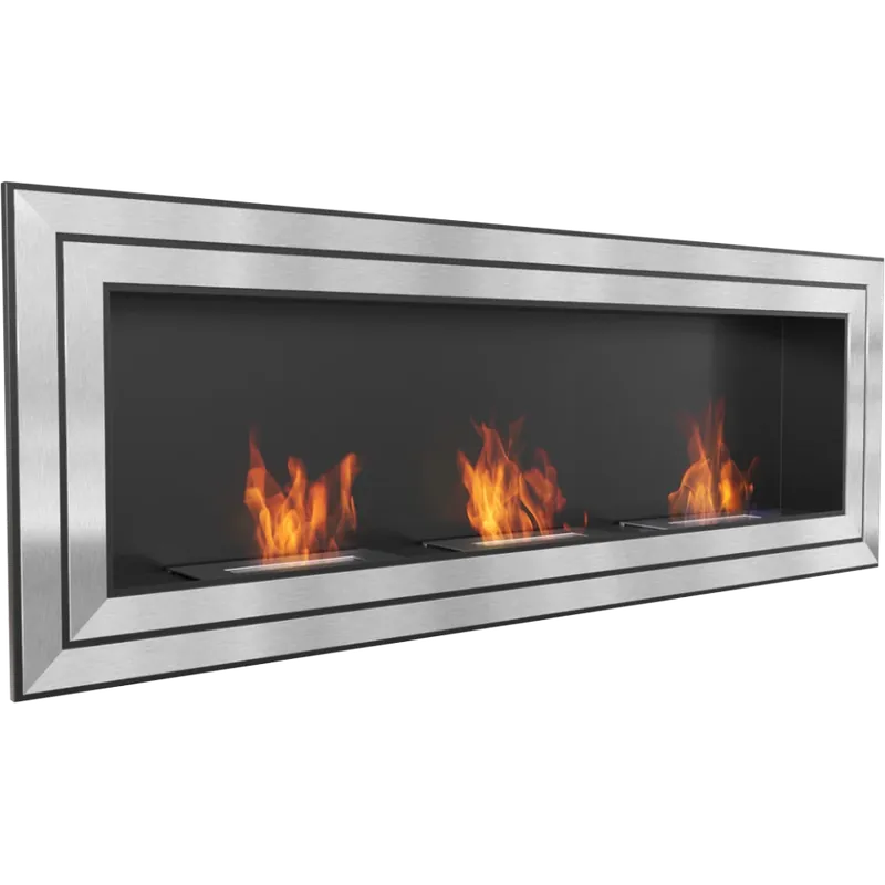 Kratki Biokamin Wandkamin Juliet 1800 silber JULIET/1800/TUV Neue Ware