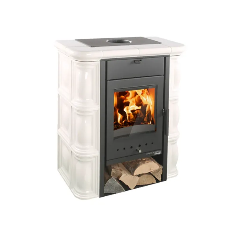 Rabatt Haas+Sohn Kaminofen Tirol 343.15-C perl-schwarz/creme 6 kW