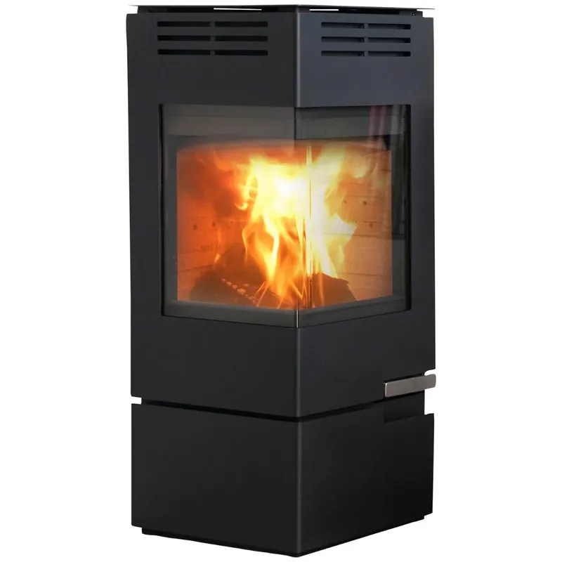 Aduro Kaminofen Aduro 12 Stahl Schwarz Eckglasscheibe 6 kW Aktuell