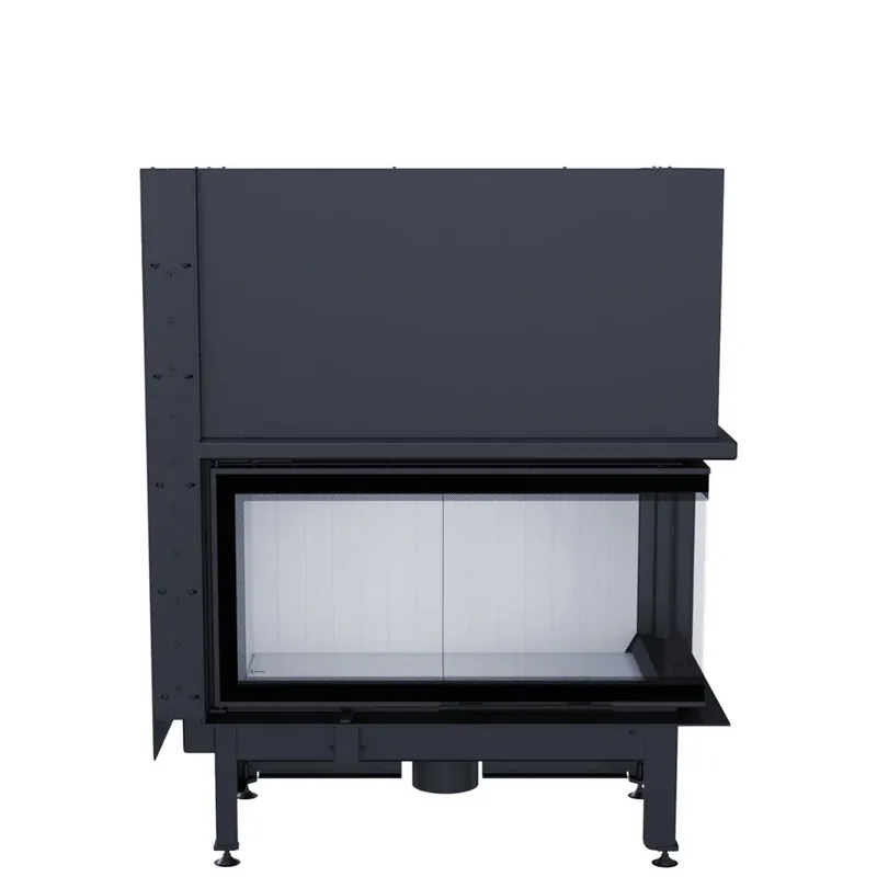 Direkt Vom Hersteller ThermoFlux Kamineinsatz TFC10-HER Eckschiebetür rechts 10 kW