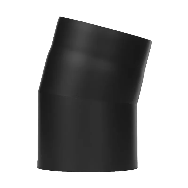 Top-Angebot Jeremias Rauchrohr Ofenrohr Winkel 15° schwarz Ø 180 mm