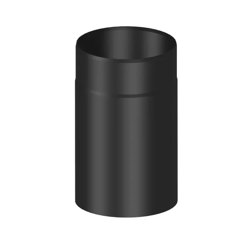 Billig Jeremias Ofenrohr Längenelement 250 mm-kürzbar schwarz Ø120mm