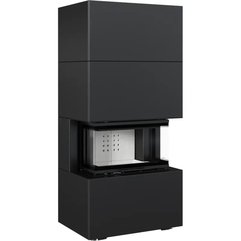 Kratki Kaminofen NBC 7 - 3-seitig Bausatz schwarz 7 kW Begrenztes Angebot