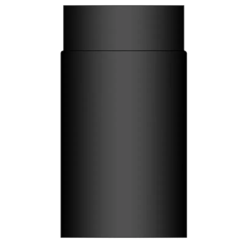 Billig TermaTech Rauchrohr Ø 150 250 mm Schwarz emailliert